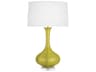 Robert Abbey Pike Citron Glazed Lucite Yellow Buffet Lamp