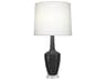 Robert Abbey Emma Ash Glazed Black Buffet Lamp