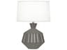 Robert Abbey Orion Ash Glazed Gray Table Lamp