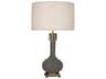 Robert Abbey Athena Ash Glazed Aged Brass Buffet Lamp