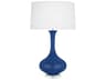 Robert Abbey Pike Cobalt Glazed Lucite Blue Buffet Lamp