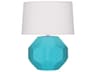 Robert Abbey Franklin Egg Blue Glazed Table Lamp