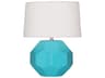 Robert Abbey Franklin Egg Blue Glazed Table Lamp