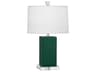 Robert Abbey Harvey Jungle Glazed Green Table Lamp