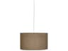 Robert Abbey Elena 1-Light Painted White Gray Drum Pendant