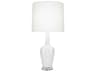 Robert Abbey Emma Lily Glazed White Buffet Lamp