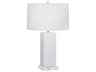 Robert Abbey Harvey Lily Glazed White Buffet Lamp