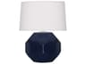 Robert Abbey Franklin Midnight Blue Glazed Table Lamp