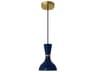 Robert Abbey Clare 1-Light Midnight Blue Mini Pendant