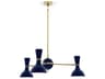 Robert Abbey Clare 3-Light Midnight Blue Chandelier
