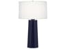 Robert Abbey Mason Midnight Blue Glazed Buffet Lamp