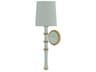 Robert Abbey Kane 1-Light Matte Celadon Blue Wall Sconce