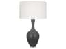 Robert Abbey Audrey Matte Ash Glazed Gray Buffet Lamp