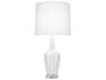 Robert Abbey Emma Matte Daisy Glazed White Buffet Lamp