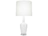 Robert Abbey Emma Matte Lily Glazed White Buffet Lamp
