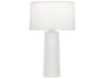 Robert Abbey Mason Matte Lily Glazed White Buffet Lamp