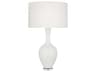 Robert Abbey Audrey Matte Lily Glazed White Buffet Lamp