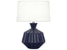Robert Abbey Orion Matte Midnight Blue Glazed Table Lamp