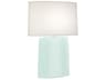 Robert Abbey Victor Mint Glazed Green Buffet Lamp