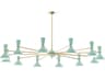 Robert Abbey Clare 12-Light Mint Green Chandelier