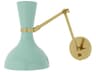 Robert Abbey Clare 1-Light Mint Green Swing Wall Sconce