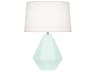 Robert Abbey Delta Mint Glazed Green Table Lamp