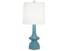 Robert Abbey Jasmine Matte Steel Blue Glazed Buffet Lamp