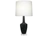Robert Abbey Emma Obsidian Glazed Black Buffet Lamp