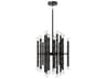 Robert Abbey Kane 30-Light Obsidian Black Pendant