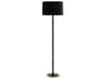 Robert Abbey Kane Obsidian Black Floor Lamp