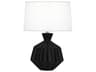 Robert Abbey Orion Obsidian Glazed Black Table Lamp