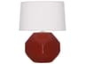 Robert Abbey Franklin Oxblood Glazed Red Table Lamp