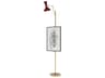 Robert Abbey Clare Oxblood Red Floor Lamp