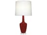 Robert Abbey Emma Oxblood Glazed Red Buffet Lamp