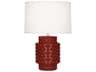 Robert Abbey Dolly Oxblood Glazed Textured Table Lamp