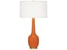 Robert Abbey Delilah Pumpkin Glazed Orange Buffet Lamp