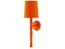 Robert Abbey Kane 1-Light Pumpkin Orange Wall Sconce