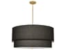 Robert Abbey Decker 3-Light Raven Black Pendant