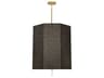 Robert Abbey Kate 6-Light Raven Black Pendant