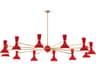 Robert Abbey Clare 12-Light Ruby Red Chandelier