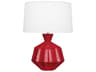 Robert Abbey Orion Ruby Red Glazed Buffet Lamp