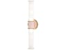 Robert Abbey Kane 2-Light Rose Water Pink Wall Sconce