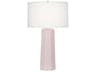 Robert Abbey Mason Rose Water Glazed Pink Buffet Lamp