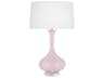 Robert Abbey Pike Lily Glazed Lucite Pink Buffet Lamp