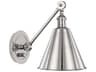 Robert Abbey Alloy 1-Light Polished Nickel Swing Wall Sconce