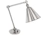 Robert Abbey Alloy Polished Nickel Desk Lamp