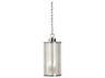 Robert Abbey Cole 3-Light Polished Nickel Cylinder Mini Pendant