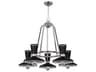 Robert Abbey Vortex 5-Light Polished Nickel Chandelier
