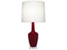 Robert Abbey Emma Sangria Glazed Red Buffet Lamp