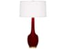 Robert Abbey Delilah Sangria Glazed Red Buffet Lamp